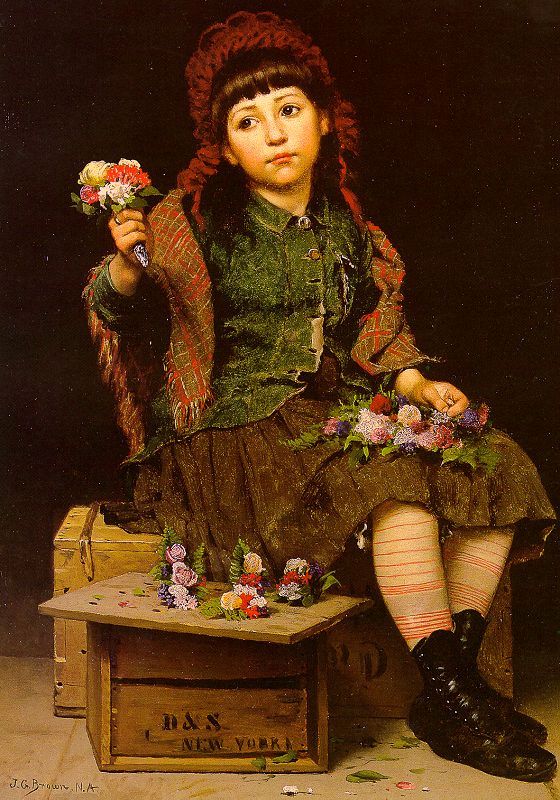 John George Brown Buy a Posy